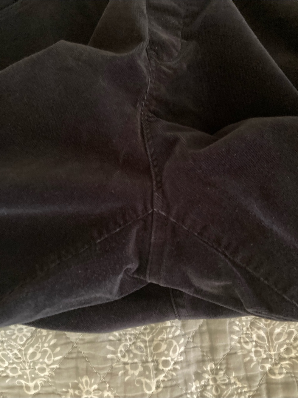 EUC J Jill black pull on corduroy pants size L - Picture 4 of 6